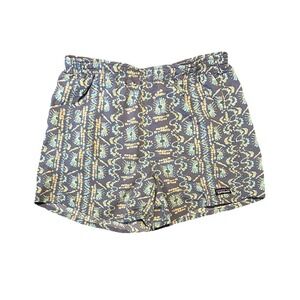 Patagonia Shorts Womens Sz Small Blue Baggies Shorts 4'' Outdoors Hiking‎
